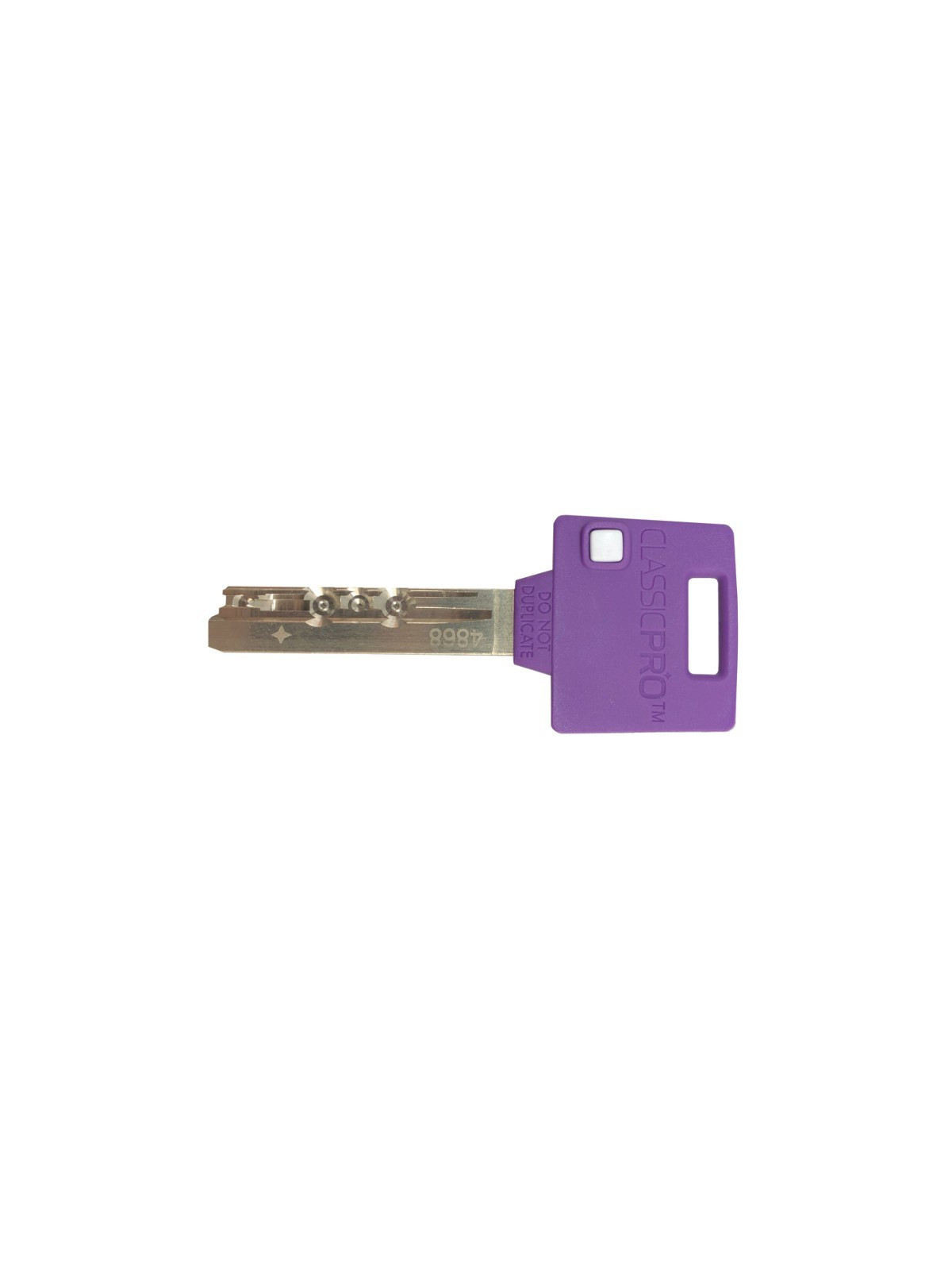 Clé en reproduction Mul-T-Lock ClassicPro - Numéro inscrit sur votre clé :  : 2868, Type de clé : Tête en plastique